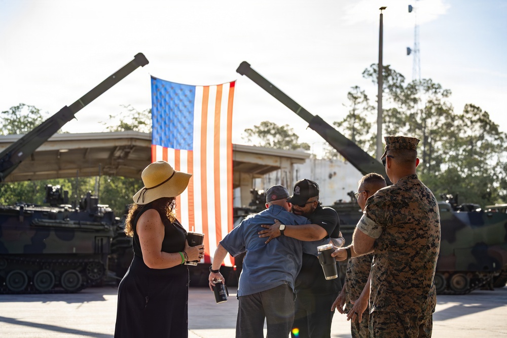 4th AABn Sundown Ceremony