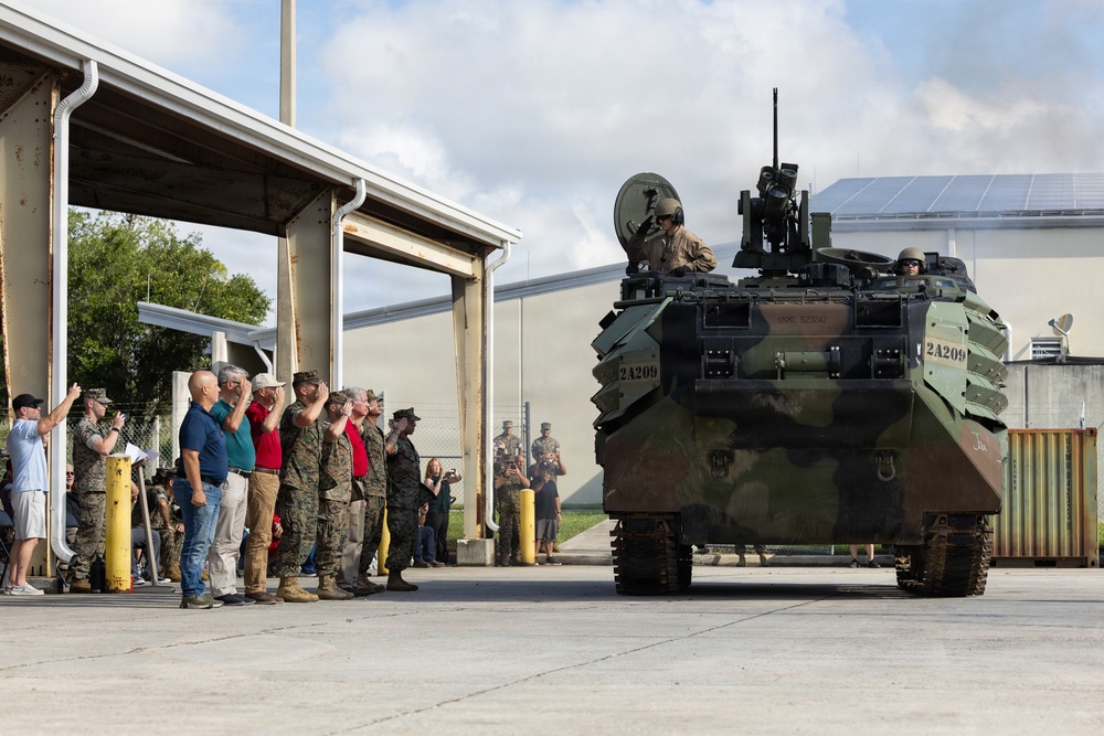 4th AABn Sundown Ceremony