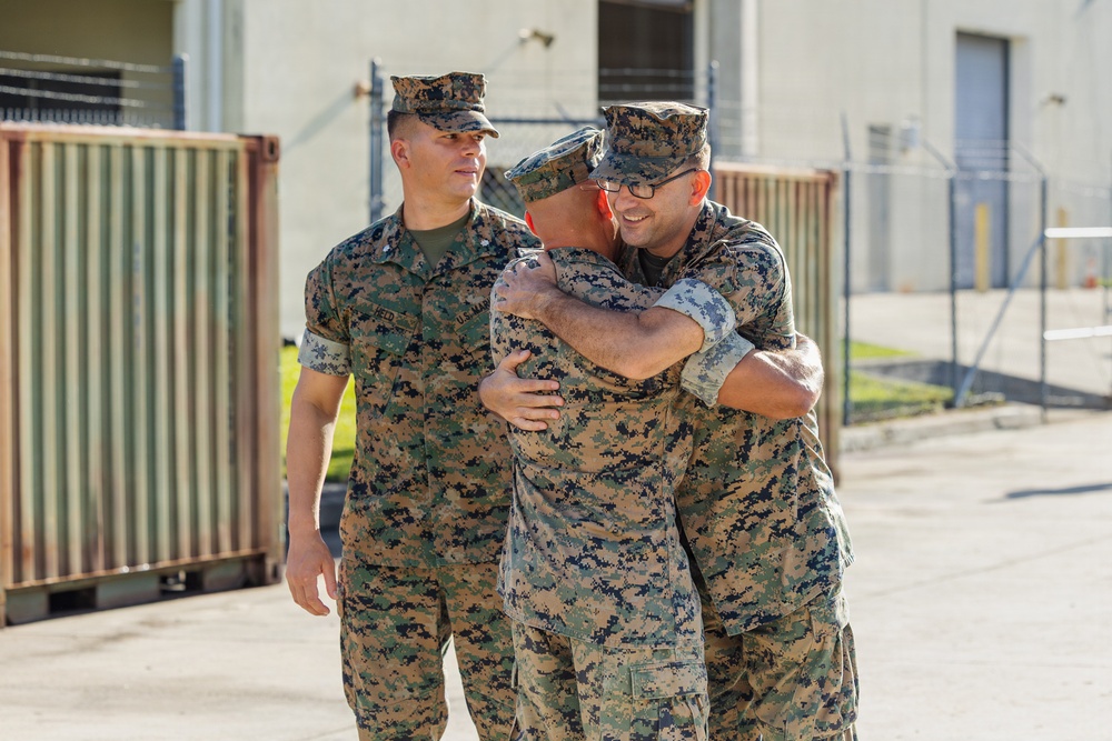 4th AABn Sundown Ceremony