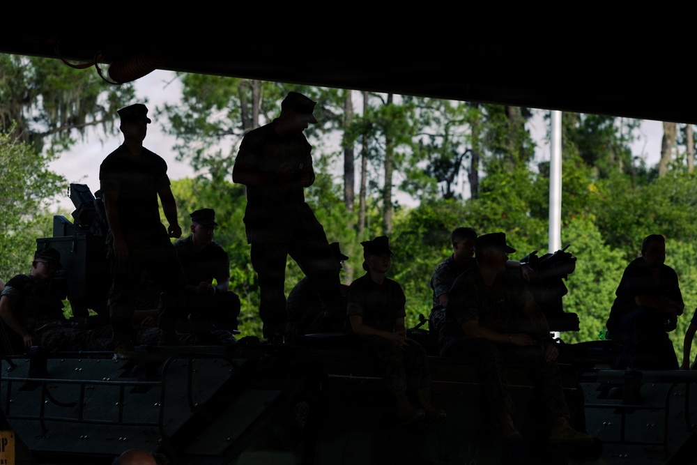 4th AABn Sundown Ceremony