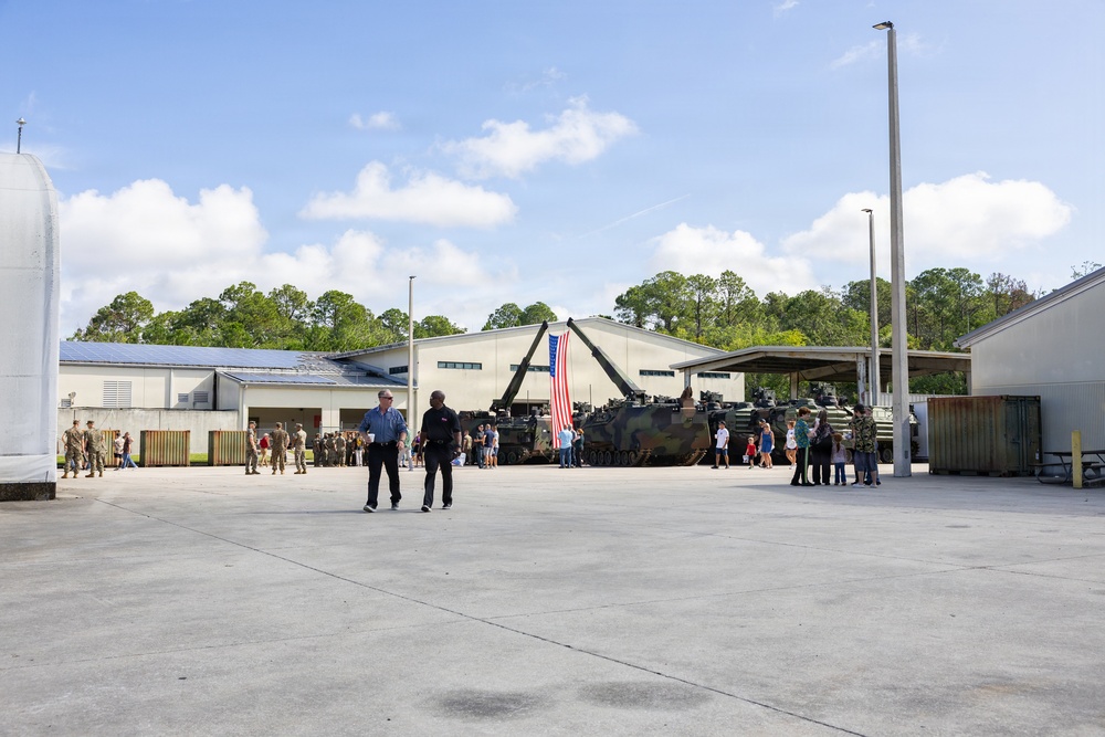 4th AABn Sundown Ceremony