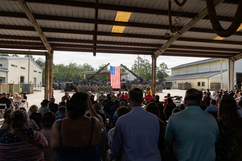 4th AABn Sundown Ceremony