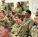 Lt. Col. Ryan Gore Receives Coveted Blackhawks Double Tomahawks Plaque.