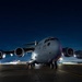 911th AW C-17 at night