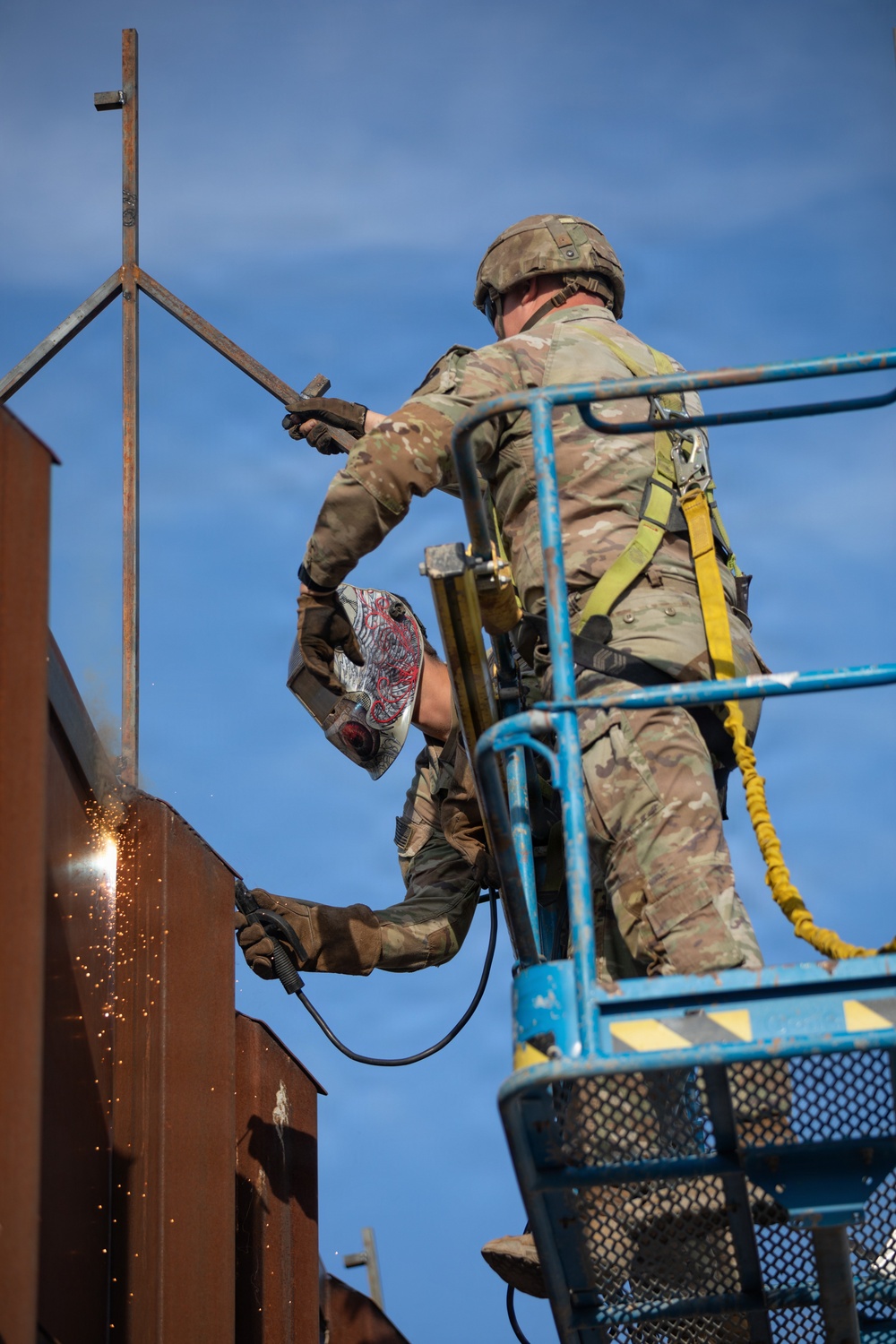 62nd Engineer Battalion Reinforces Southern Barrier with C-Wire