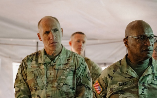 Illinois National Guard Senior Leaders Visit 108th Multifunctional Medical Battalion