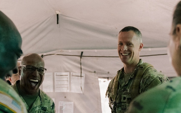 Illinois National Guard Senior Leaders Visit 108th Multifunctional Medical Battalion