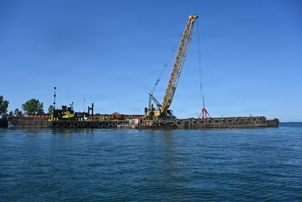 Buffalo Harbor Dredging Supports Safe Navigation