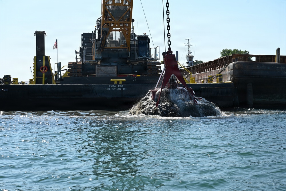 Buffalo Harbor Dredging Supports Safe Navigation