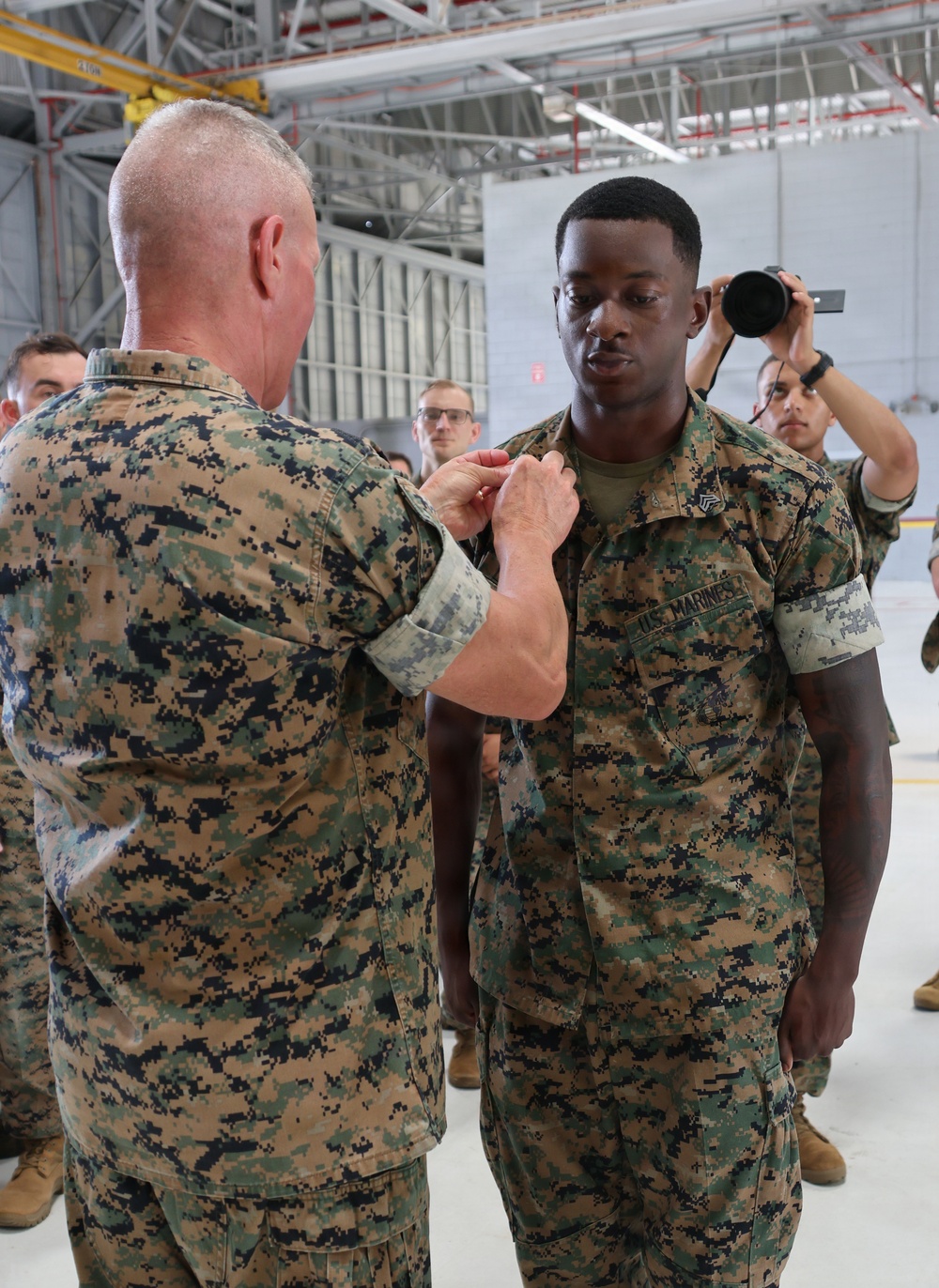 Commandant of The Marine Corps recognizes Marines with MAG-24