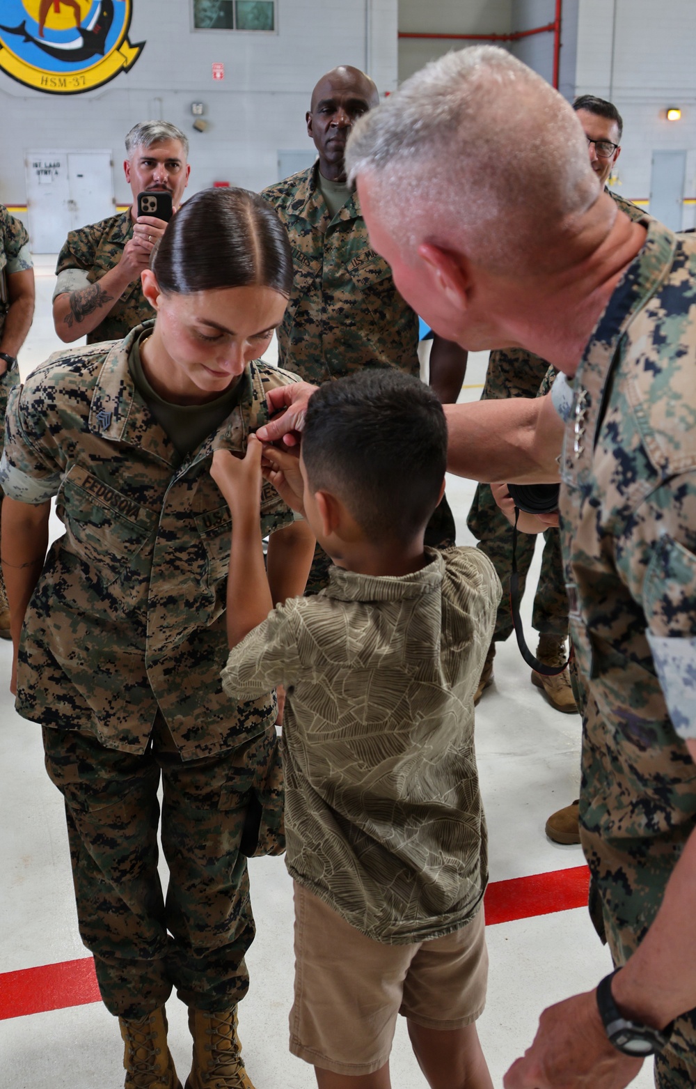 Commandant of The Marine Corps recognizes Marines with MAG-24