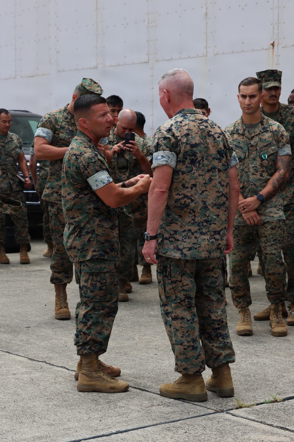 Commandant of The Marine Corps recognizes Marines with MAG-24