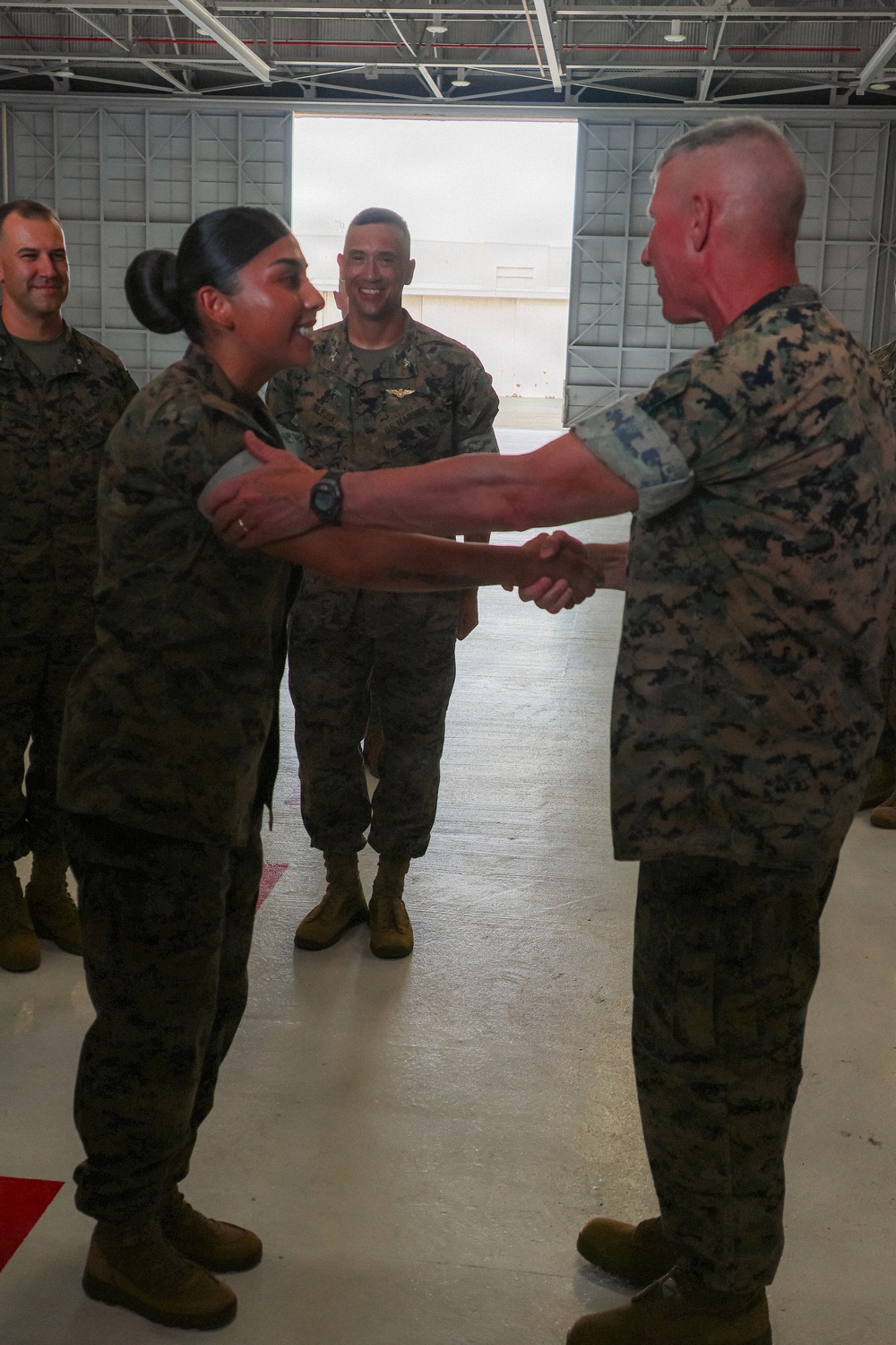 Commandant of The Marine Corps recognizes Marines with MAG-24