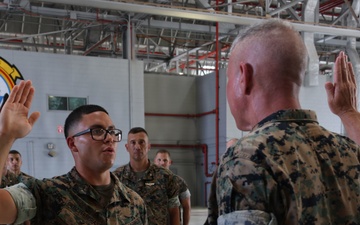 Commandant of The Marine Corps recognizes Marines with MAG-24
