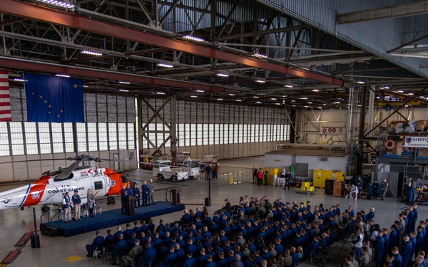 U.S. Coast Guard Air Station Kodiak Conducts Search and Rescue Demonstration during DHS Secretary, USCG Commandant and Alaska Sen. Sullivan visit