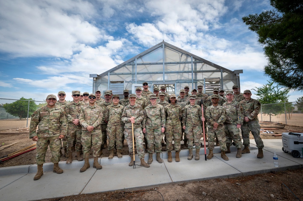 419th LRS Airmen engages with Mojave High School JROTC, Support local community