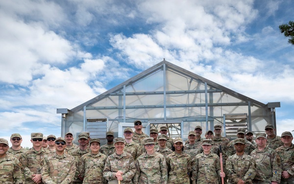 419th LRS Airmen engages with Mojave High School JROTC, Support local community