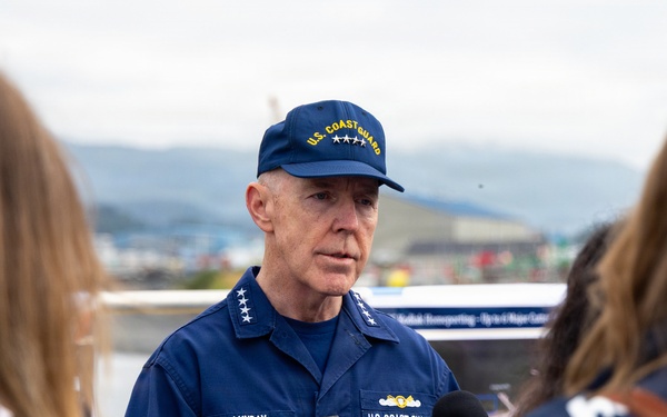 U.S. Coast Guard Air Station Kodiak Conducts Search and Rescue Demonstration during DHS Secretary, USCG Commandant and Alaska Sen. Sullivan visit