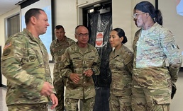USAR MEDCOM Soldier Receives 86th Division Command Sgt. Maj. Coin