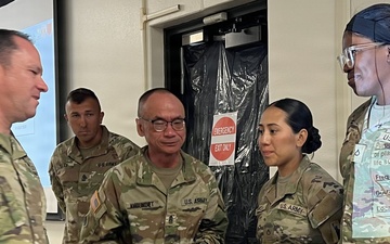 USAR MEDCOM Soldier Receives 86th Division Command Sgt. Maj. Coin