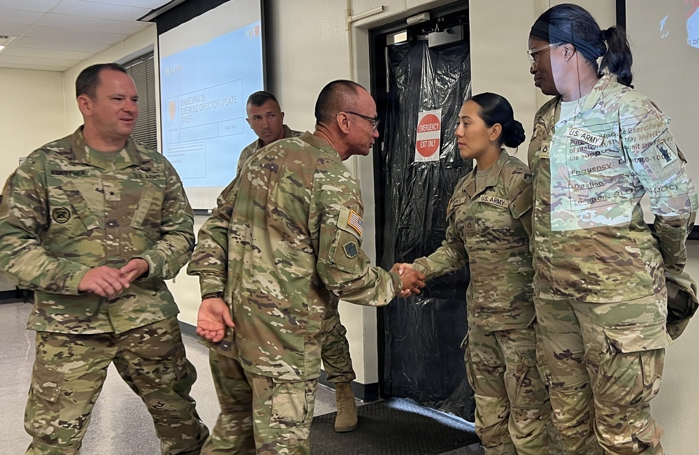 USAR MEDCOM Soldier Receives 86th Division Command Sgt. Maj. Coin