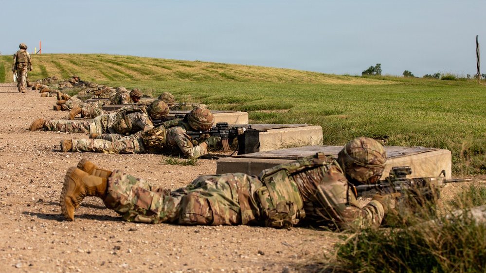1st Infantry Division Soldiers Conduct Group and Zero