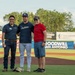 Col. Ehman Throws First Pitch for San Antonio Missions