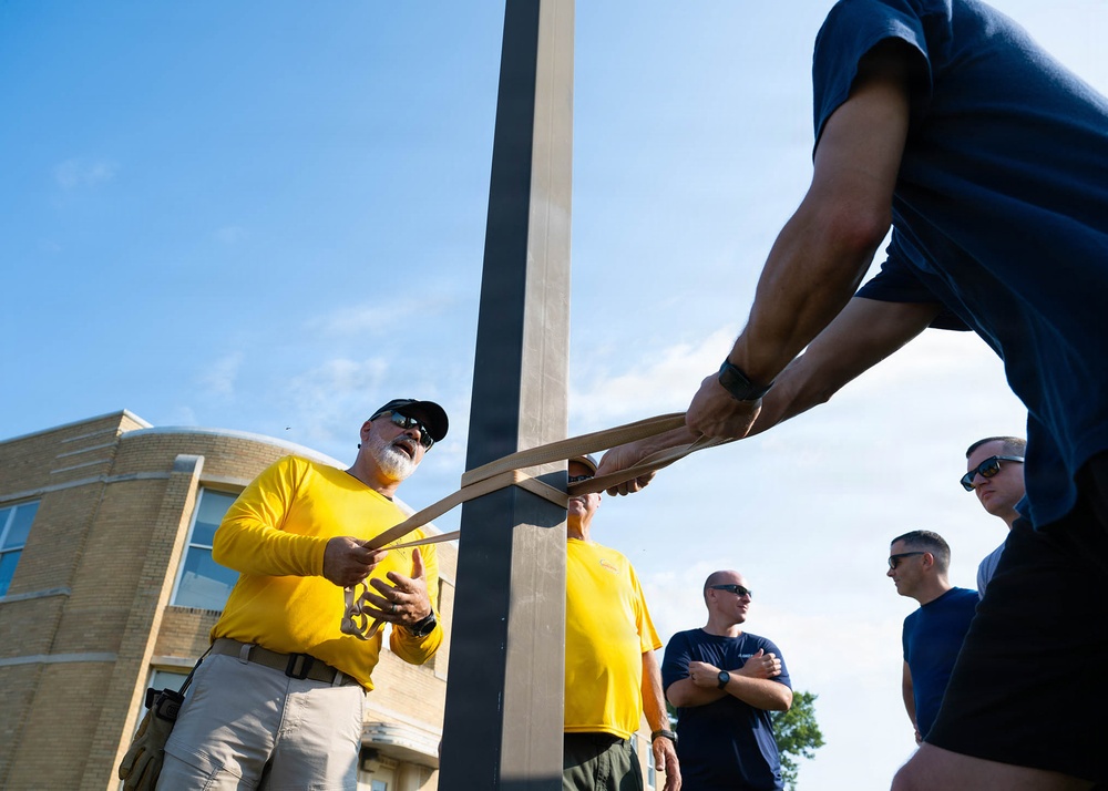 U.S. Coast Guard first reservist-led flood response training