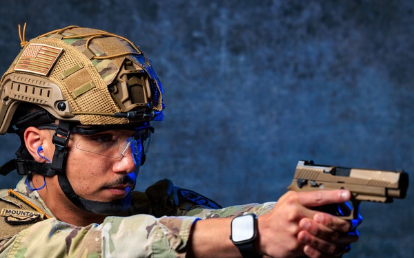 Demonstrating properly fit hearing protection