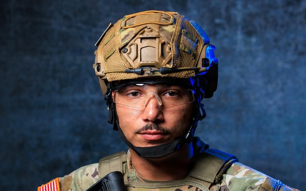 Demonstrating properly fit hearing protection