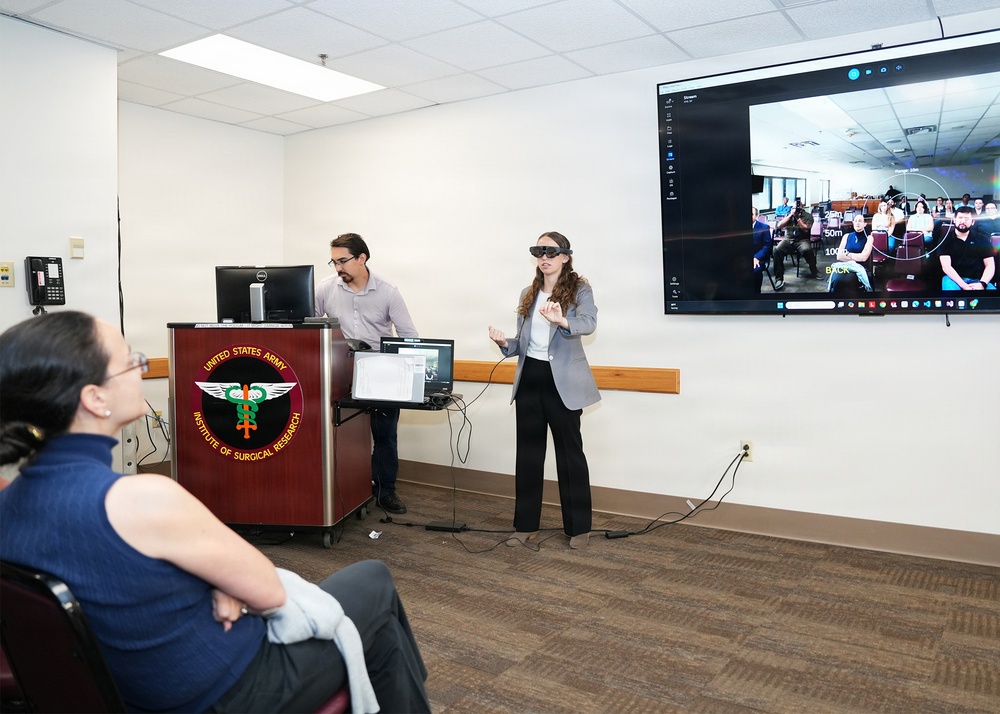 Georgia Tech Student conducts research on Augmented Reality Glasses for Military Medics at NAMRU San Antonio