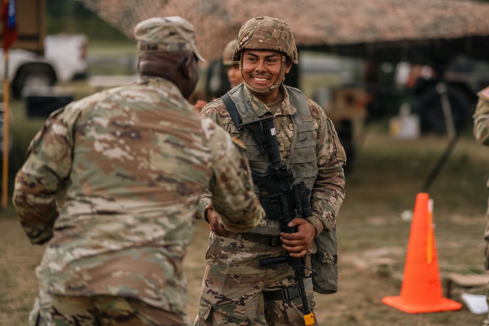 Illinois National Guard Senior Leaders Visit 1744th Transportation Company at Camp Grayling