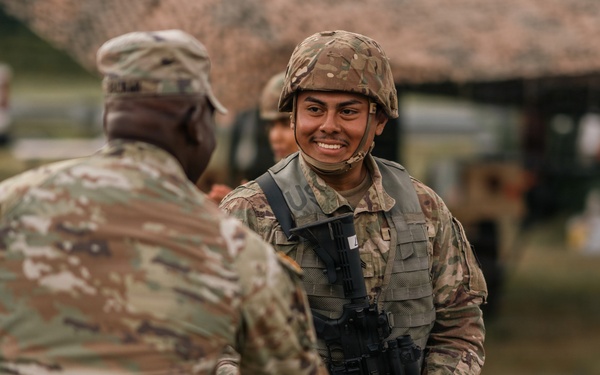 Illinois National Guard Senior Leaders Visit 1744th Transportation Company at Camp Grayling