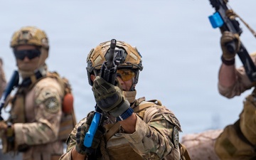 U.S. Coast Guard PSU 301, partner forces enhance maritime security through joint VBSS operations during PANAMAX 2026