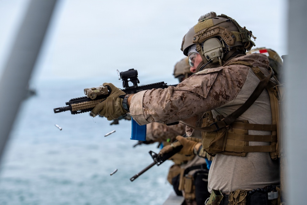 U.S. Coast Guard PSU 301, partner forces enhance maritime security through joint VBSS operations during PANAMAX 2026