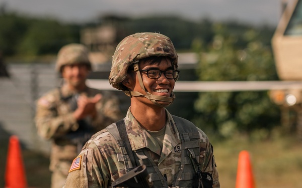 Illinois National Guard Senior Leaders Visit 1744th Transportation Company at Camp Grayling