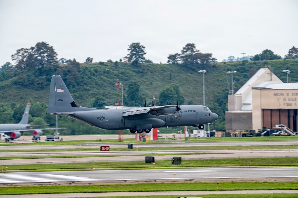 C-130J-30 emergency landing