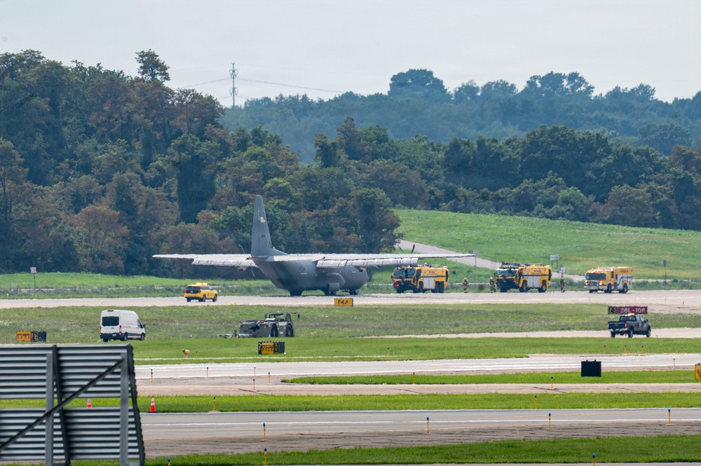 C-130J-30 emergency landing