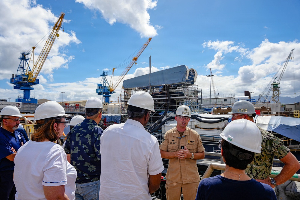 Pearl Harbor Naval Shipyard Hosts Congressional Delegation and Navy Leaders During RIMPAC 2026