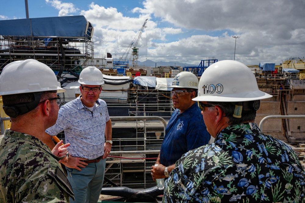 Pearl Harbor Naval Shipyard Hosts Congressional Delegation and Navy Leaders During RIMPAC 2026