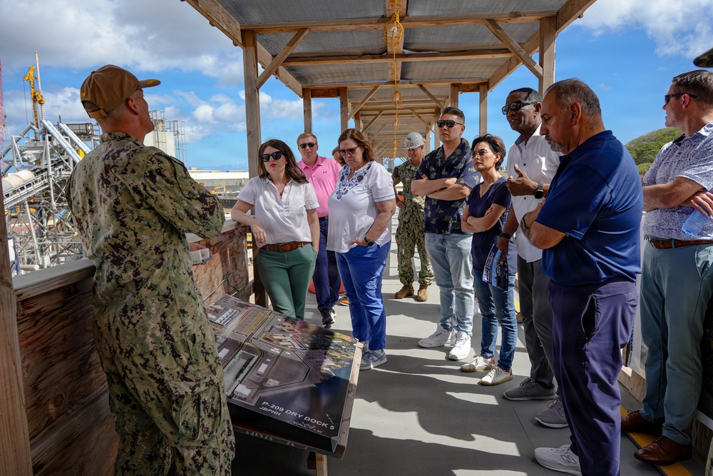 Pearl Harbor Naval Shipyard Hosts Congressional Delegation and Navy Leaders During RIMPAC 2026