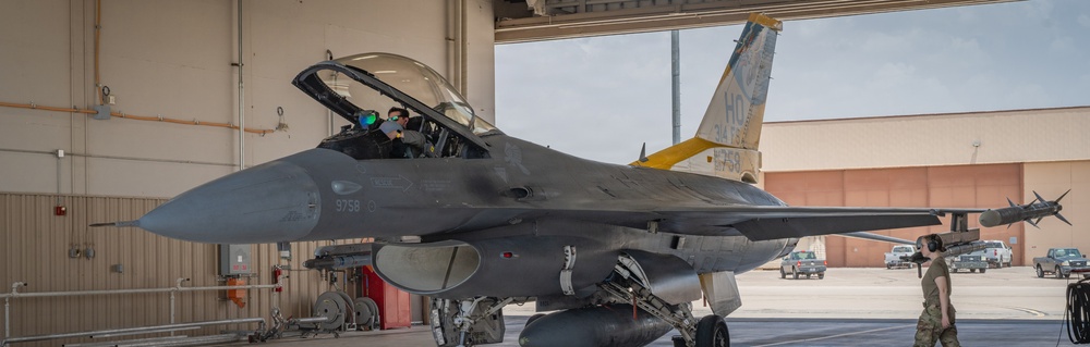 F-16 Maintenance at Holloman