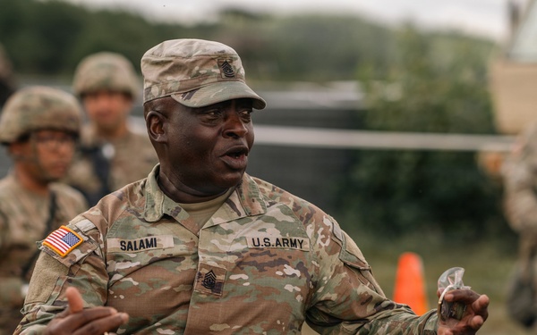 Illinois National Guard Senior Leaders Visit 1744th Transportation Company at Camp Grayling