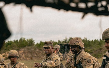Illinois National Guard Senior Leaders Visit 1744th Transportation Company at Camp Grayling