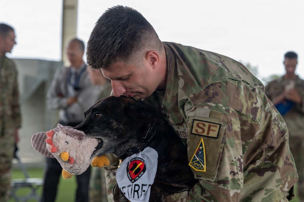 Vandenberg Military Working Dog Ringo B393 Retires From Service