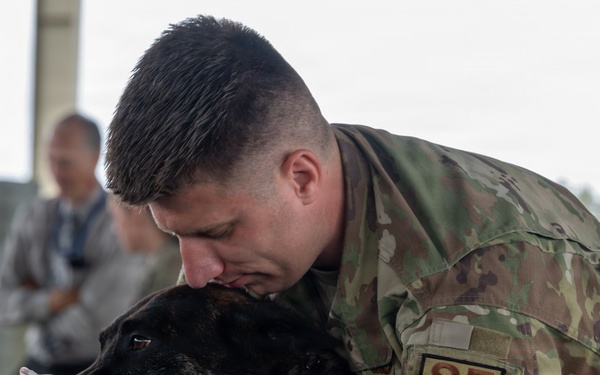Vandenberg Military Working Dog Ringo B393 Retires From Service