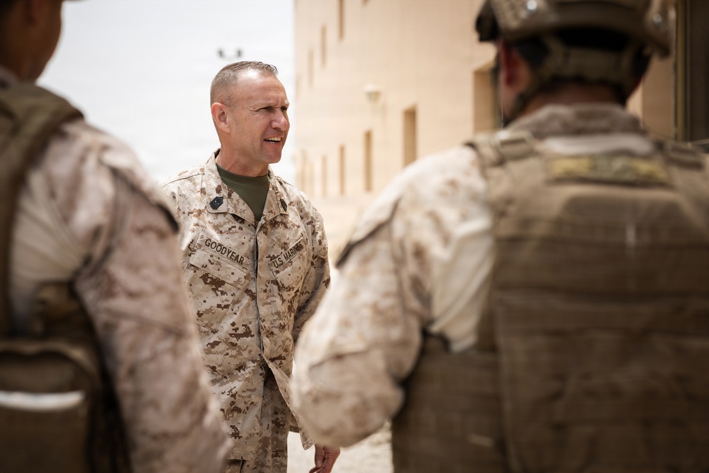 MARCENT Senior Leaders Visit U.S. Marines in the CENTCOM AOR