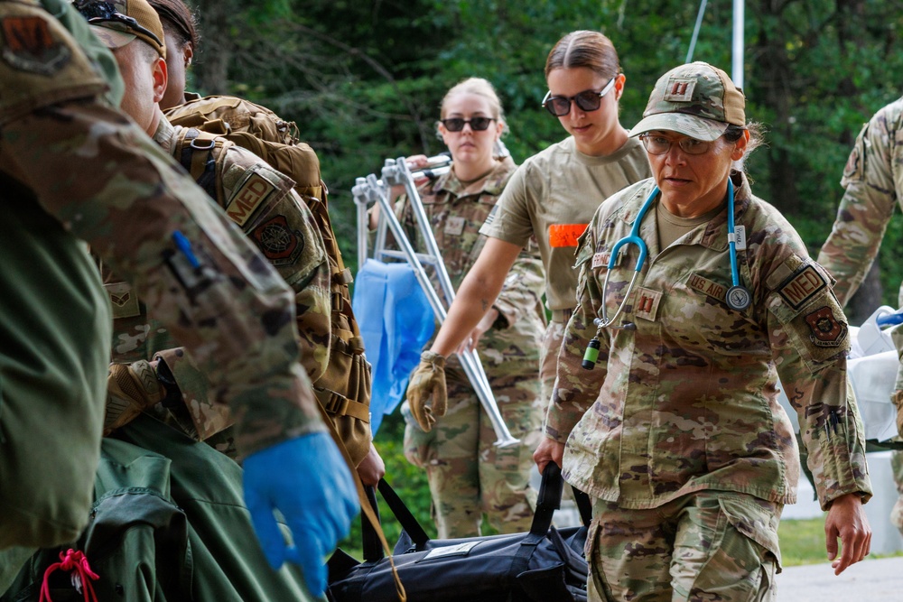 Air Force medics train for UAV attack scenario during Northern Strike 26-2