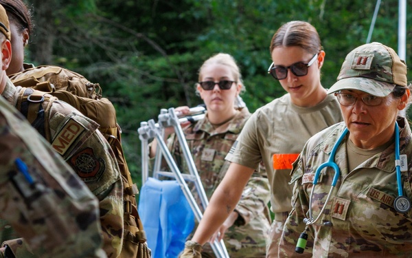 Air Force medics train for UAV attack scenario during Northern Strike 26-2
