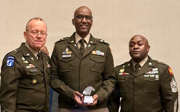 JTF-DC Chaplain Edward Lartey receives MCA